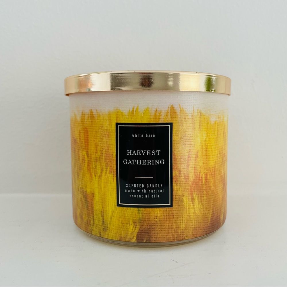 Bath and Body Works BBW Harvest Gathering Candle Rare